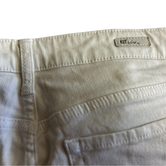 Kut Women's White Denim Cut-Off Shorts‎ Frayed Hem Size 2 Casual - Picture 11 of 11